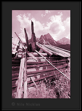 Fine-Art Druck Bergszene